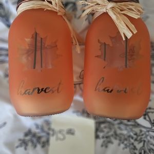 Fall leaf tea light holders